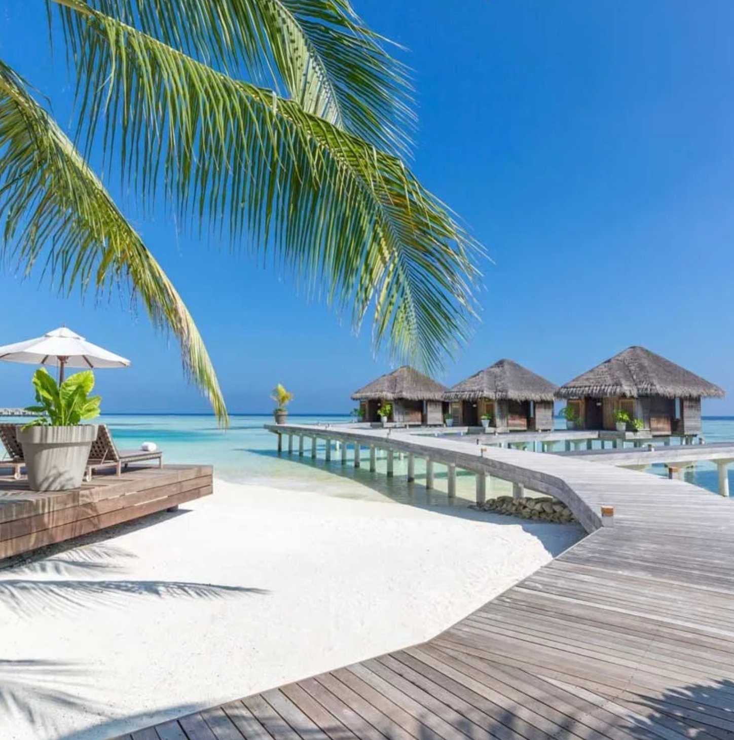 Maldives bungalows